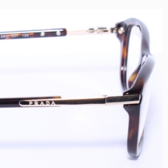 PRADA VPR 04P 2AU-1O1 Havana Tortoise Eyeglasses - Picture 4 of 5